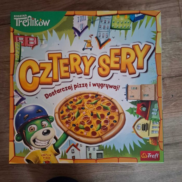 Gra planszowa " Cztery sery- Trefliki"