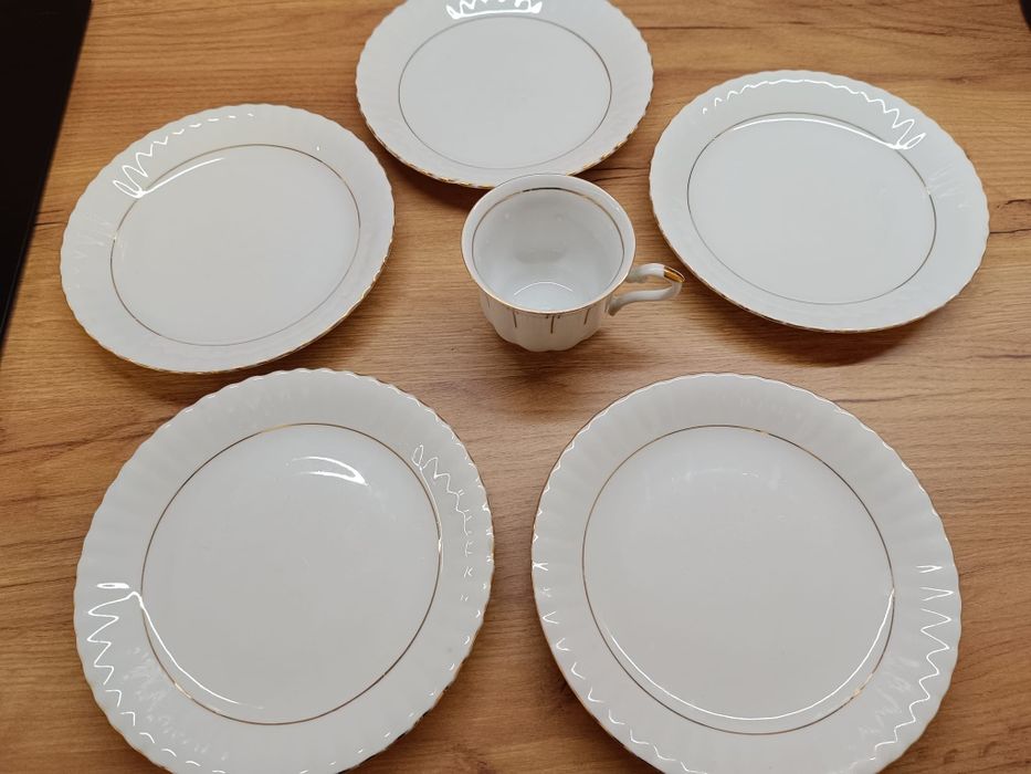 Chociaż porcelana talerze filiżanka s