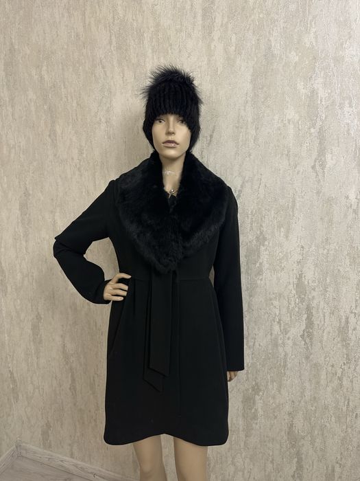 Кашимірове пальто з натуральним хутром
