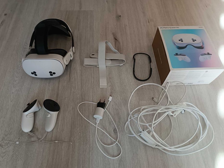 Meta Quest 3S GWARANCJA | ZESTAW | Pasek BoboVR E3 + Kabel 5 Metrów Link