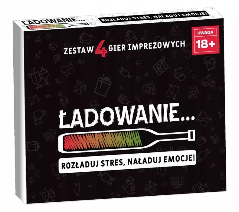 Zestaw 4 Gier Grammi Ładowanie 18+. Nowy Produkt