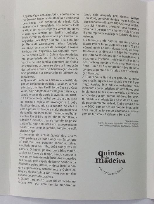 Quintas da Madeira - Pagela