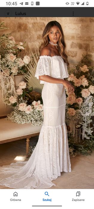 Nowa Sukienka Ślubna Boho Firmy LULUS