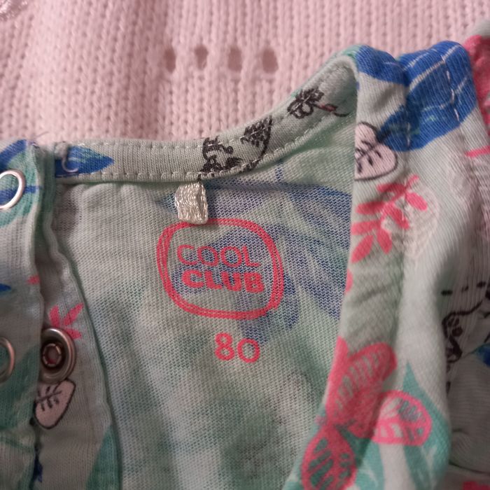 Sukienki letnie, Cool Club, H&M, Lupilu i Tex, r. 80 Zestaw