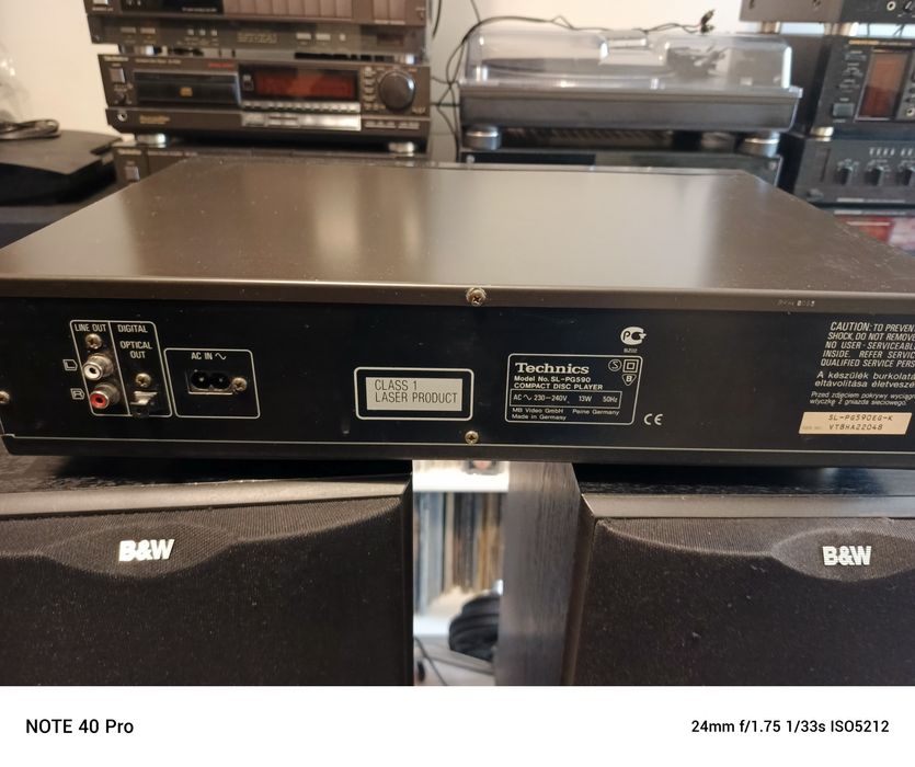 Technics odtwarzacz CD.