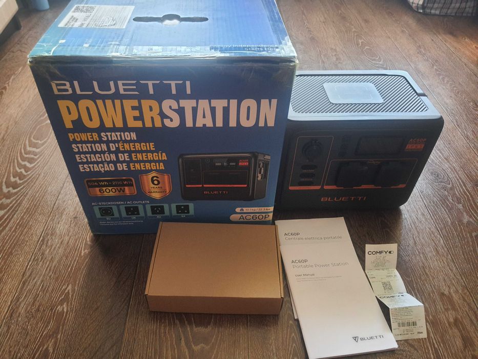 Bluetti AC60P 504Wh 140000mAh 600W
