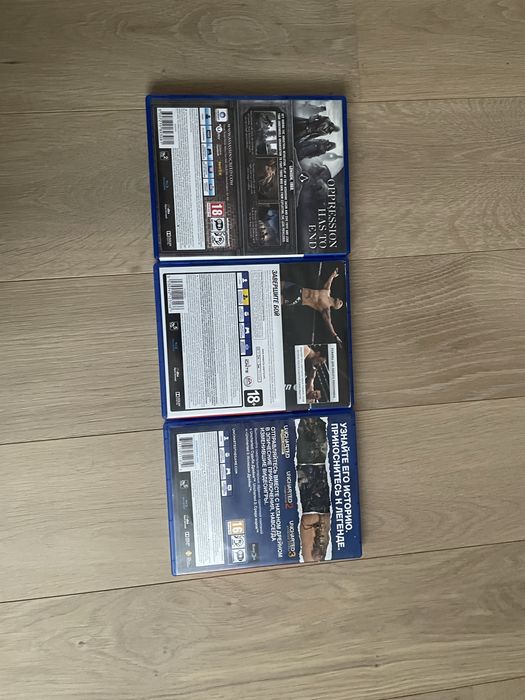 Диски PS4: Uncharted Натан дрейк колекція,Assasins creed syndicate,UFC 2