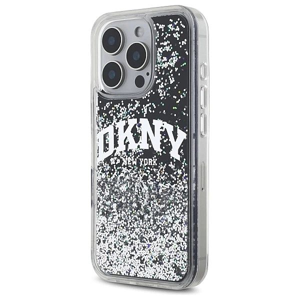 DKNY DKHCP16LLBNAEK iPhone 16 Pro 6.3" czarny/black hardcase Liquid Gl