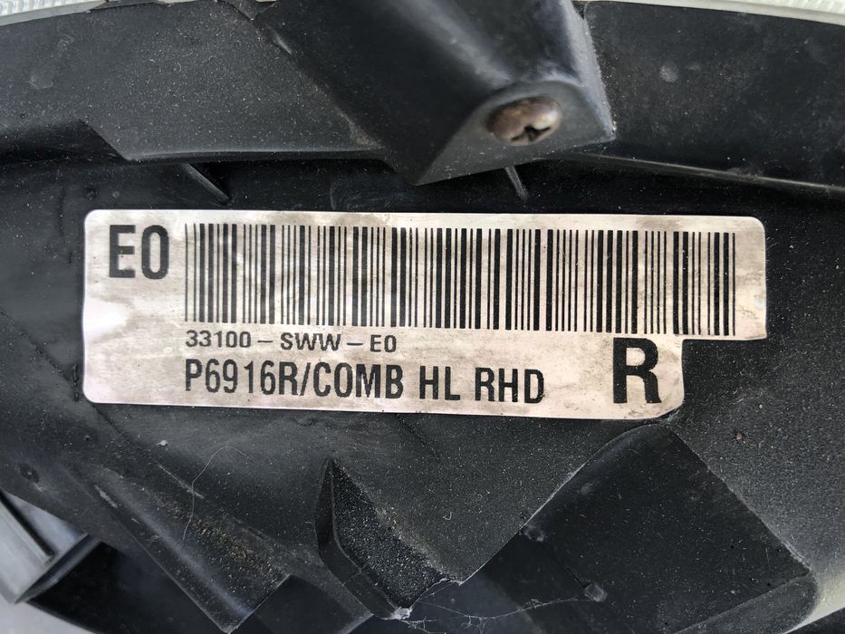 Фара Хонда CRV 3 Honda 33100SWWE0 33150SWWAE010M1 33100SWWG0