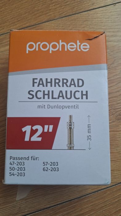 Dętka rowerowa z wentylem Dunlop prophete