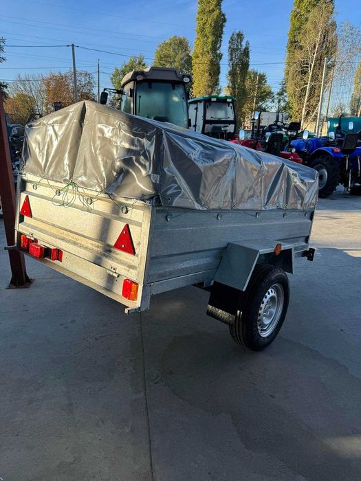 Новий причіп легковий 210х130х40 від заводу "Дніпро" (цинк)