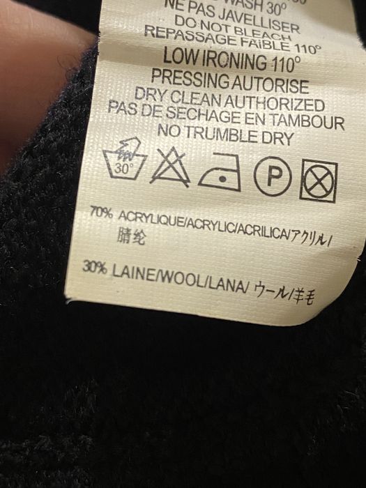 Czarny sweter z pagonami Sinequanone, rozmiar 38