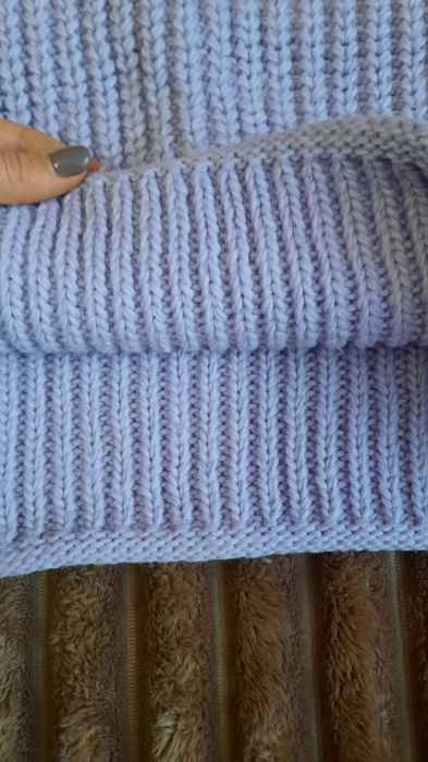 Теплий светр H&M колір лаванда