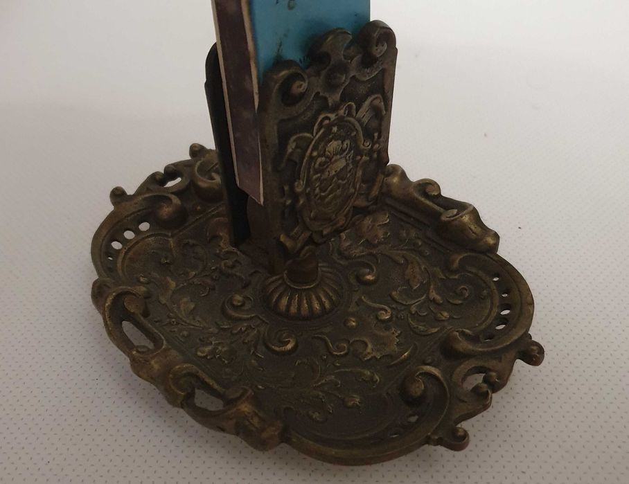 Belíssima Fosforeira / Cinzeiro, em estanho - Anos 60