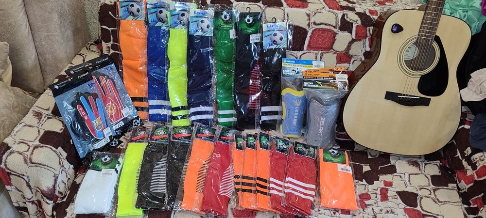 Гетры для футболка, щитки, перчатки