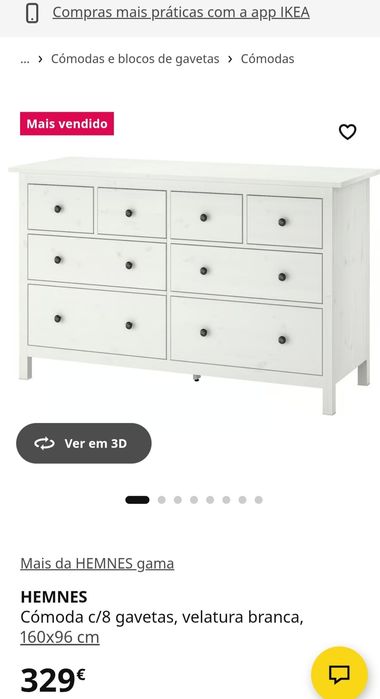 Cómoda Hemnes Ikea
