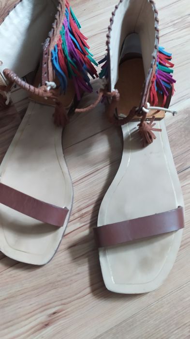 Buty  sandały skórzane Zara roz. 40 41