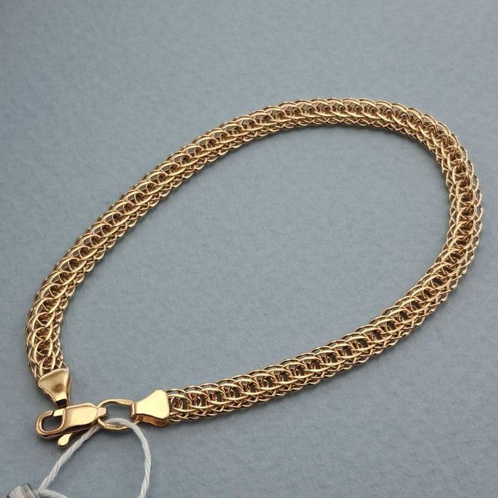 ‼Золотой браслет 3,85 гр 17 см Золото 585 Золотий браслет Новий