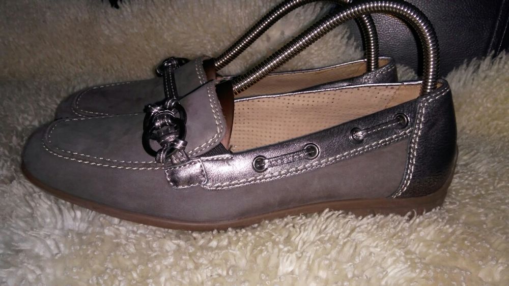 Gabor туфли кожа 38-39 р по ст 25.5 см ширина 8.5 см