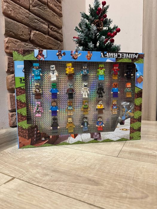 Minecraft 24 мініфігурки епічний набір з гри від якого діти в захва