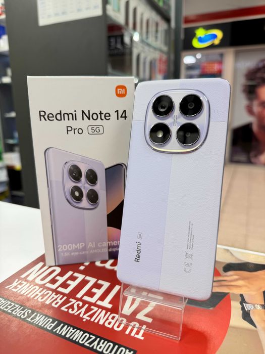 Redmi Note 14 Pro 5G 8/256GB | Gwarancja 10.11.2027r | Sklep | Stan idealny