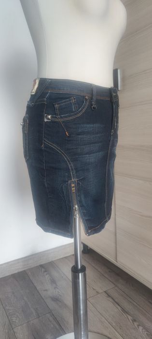 Jeansowa spódnica mini