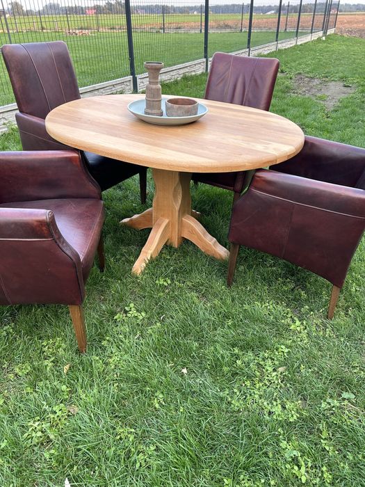 Krzesla/ fotele skórzane  4 sztuki