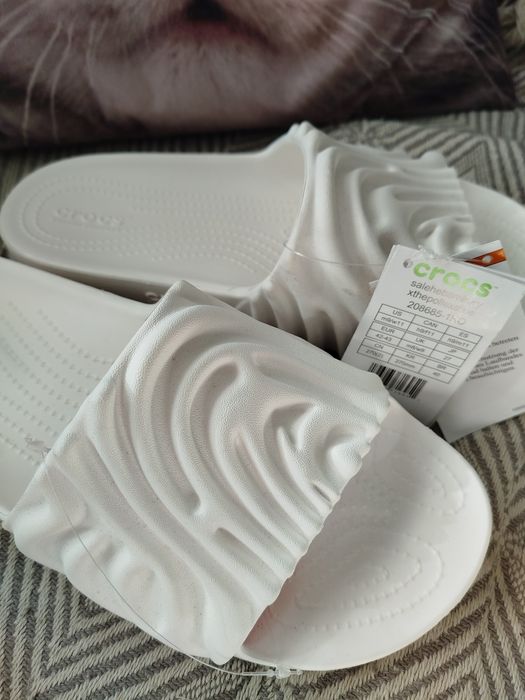 Klapki Crocs, rozm. 42/43, białe, nowe