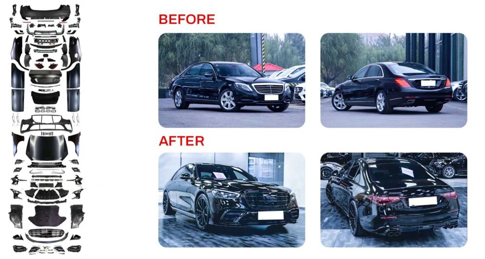 Обвес Mercedes-Benz W222 в стиле W223 BRABUS