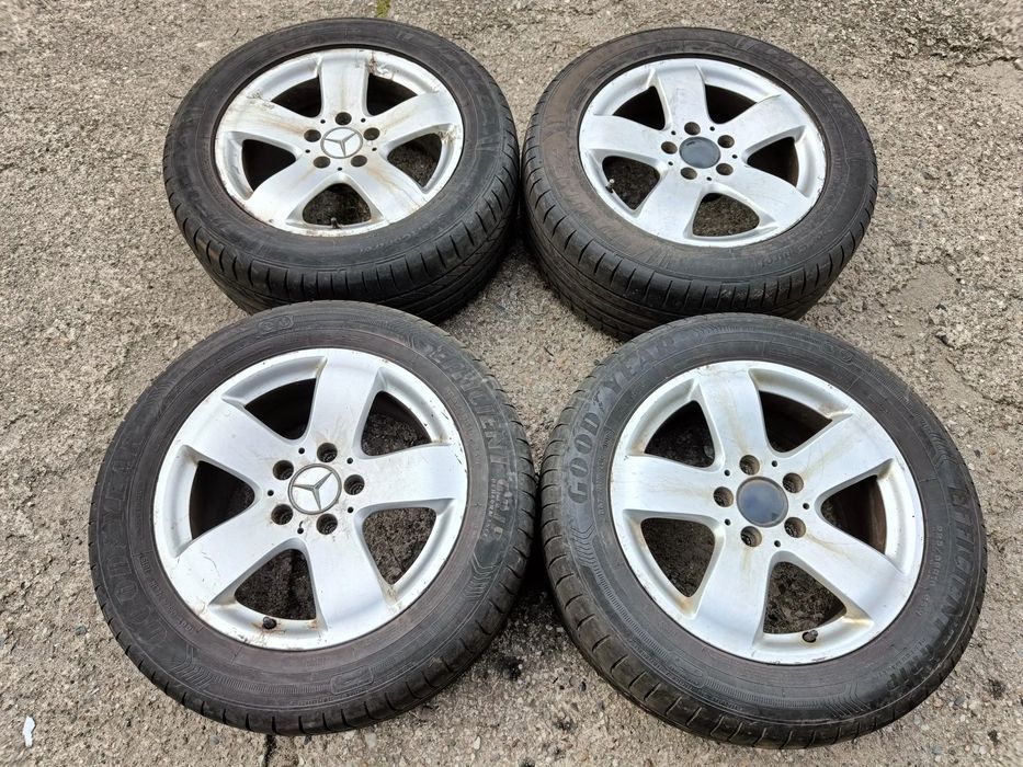 MERCEDES W211 VITO KOŁA Felgi Aluminiowe Opony letnie 5X112 16 Oryginał