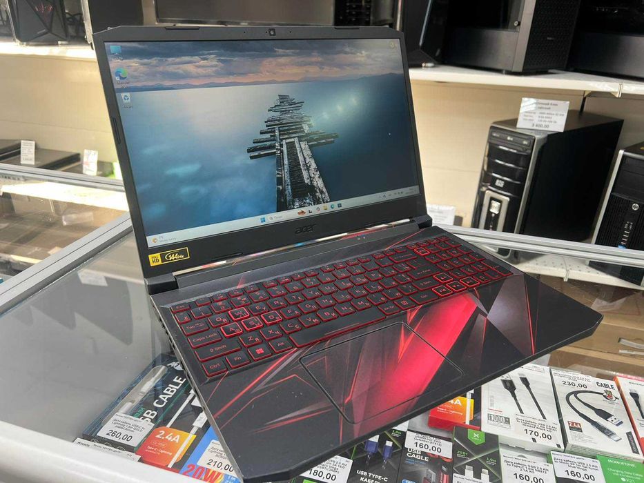 Ігровий ноутбук Acer Nitro 5/i5 11 gen/ GTX 1650/ 16/512GB з гарантією
