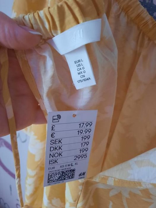 Красивое летнее платье h&m
