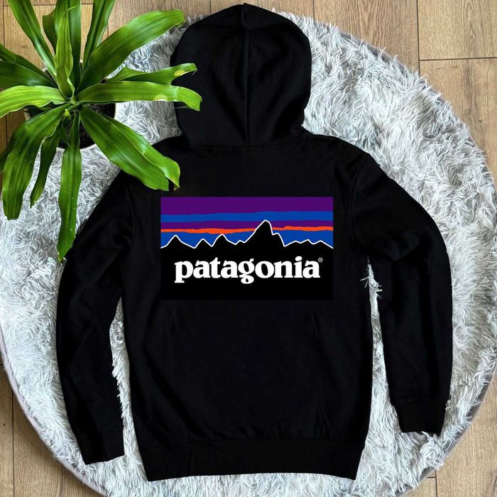 Shark › Patagonia Худи черное › XS S M L XL  › Кофта Патагония