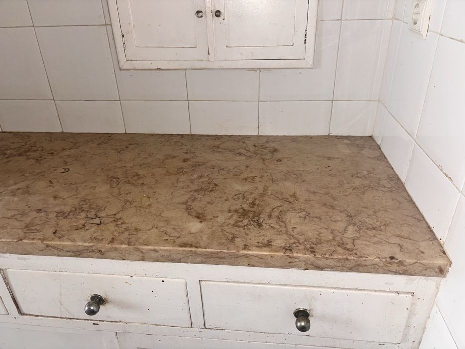 Bancada lava-loiça marmore Lioz