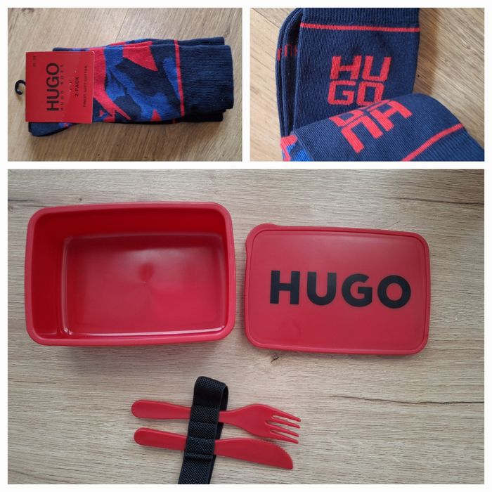 Hugo Boss lunchbox I skarpetki 2 pack