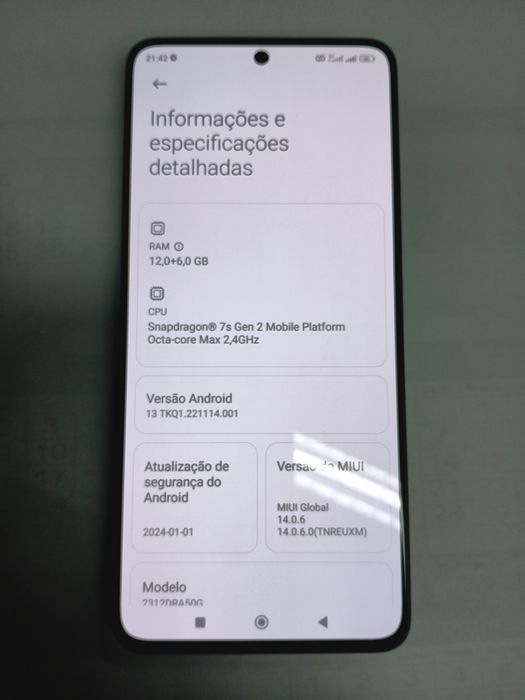 Xiaomi redmi note 13 pro 5G 512gb troco por iphone