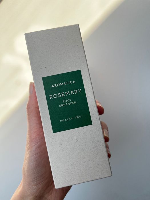 Aromatica / Rosemary Root Enhancer / rozmarynowa wcierka do włosów. Włosy osłabione i wypadające. Kbeauty.