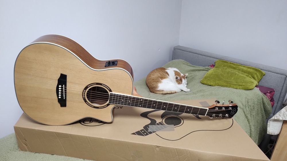 NOWA J&D AT-120SCE NL gitara elektroakustyczna Przepiękna Komfortowa !