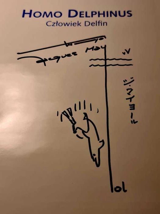 Homo Delphinus // Człowiek delfin - Jacques Mayol - stan BDB