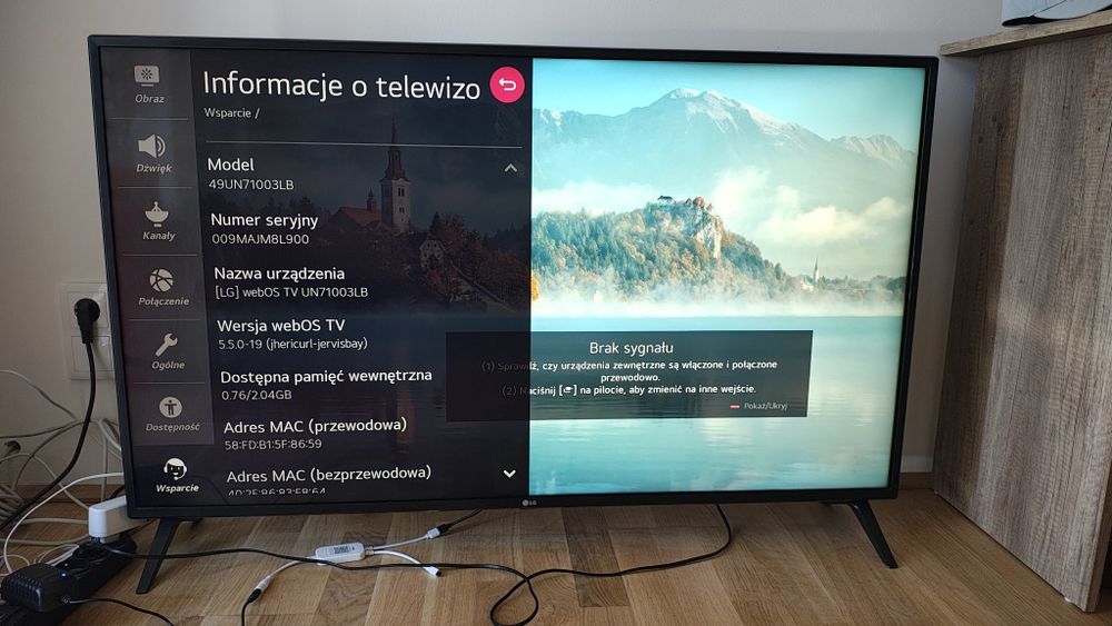 Smart TV LG 49 cali 4K