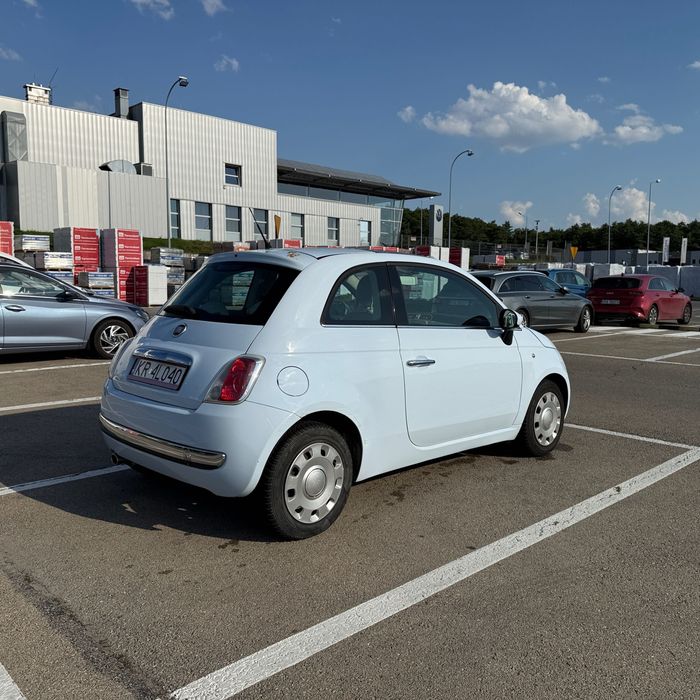 Fiat 500 | Bardzo niski przebieg (136 tys. km) | Garażowany | Serwisowany