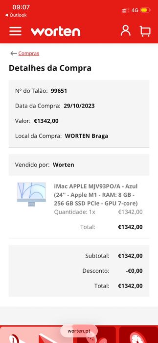 iMac m1 azul APPLE436241939856762886