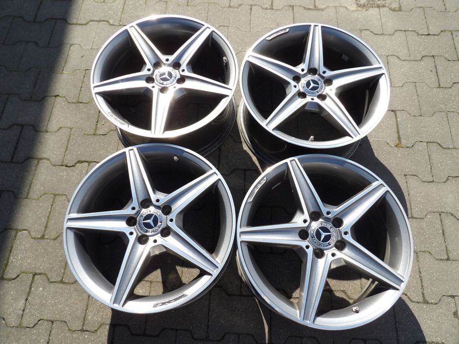 ALUFELGI ORYGINAŁ 18 MERCEDES 5X112  CZUJNIKI