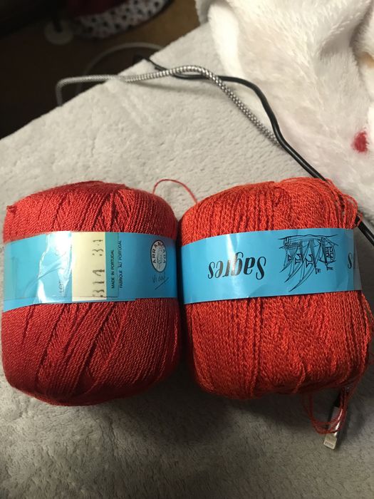 Novelos SAGRES vermelho, 50 gramas