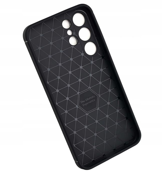 Carbon Case Premium - Etui Pancerne Samsung Galaxy S26 Ultra+ Szkło Hartowane 9H
