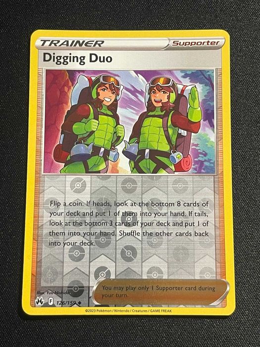 Carta Pokémon Digging Duo 126/159 Crown Zenith