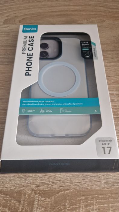 Case oryginalne Rock, Benks do Iphone 17 + Szkło 2,5D 9H GRATIS