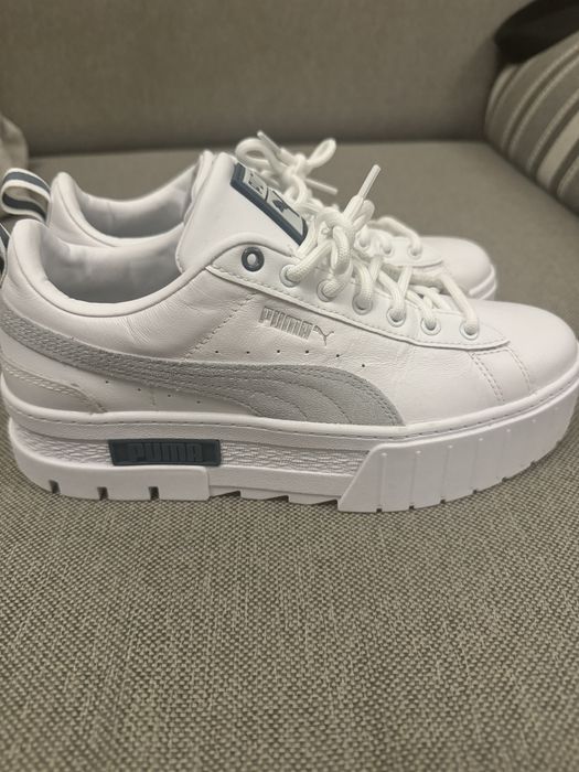 Puma • Женские кеды низкие Mayze Classic кожаные,р 39