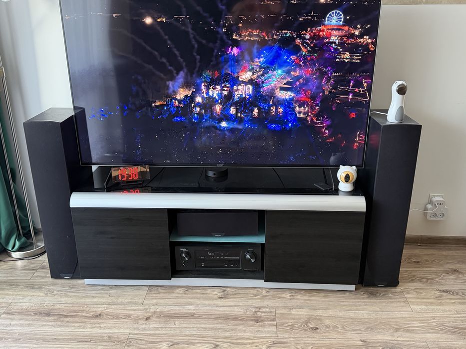 Amplituner Denon AVR-X1000 zestaw 5 kolumn Jamo C605 kino domowe