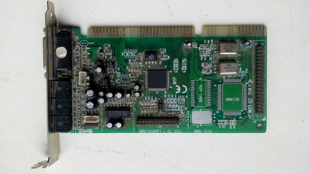 Старинная материнская плата и комплектующие